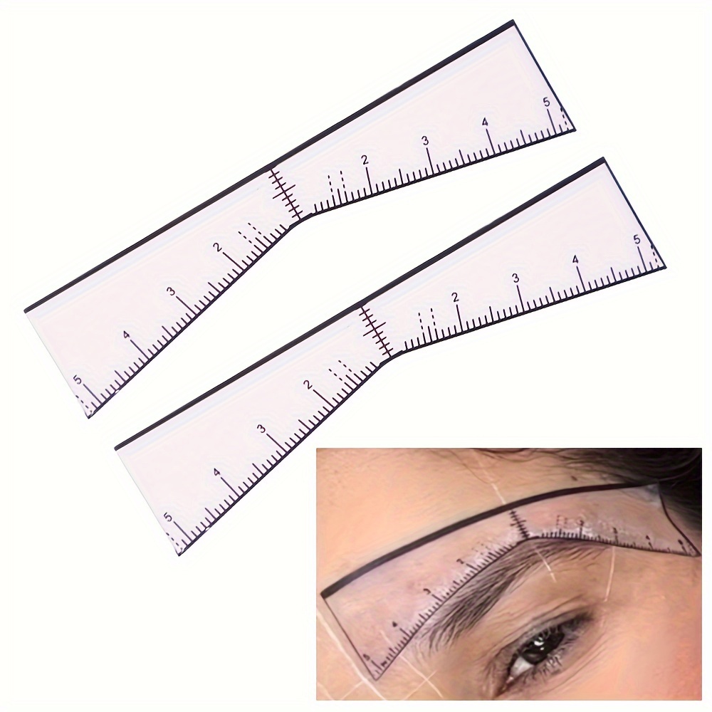 

20pcs Brow Easy Mapping Tool Eyebrow Stencil Sticker Template Kit Microblading Pmu Measurement Tool Eyebrow Shape Design Positioning