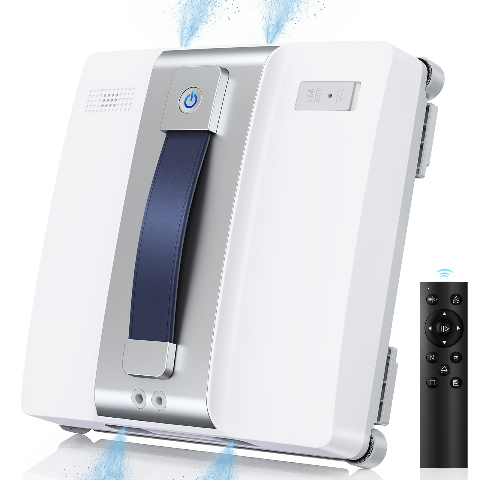 Lubluelu Product Square Window Cleaning Robot, 7500pa, Planning, 8-layer Safety , Edge Cleaning, Double-sided Double Nozzles, Water Volume Visualization, Very Suitable For Home Window Cleaning