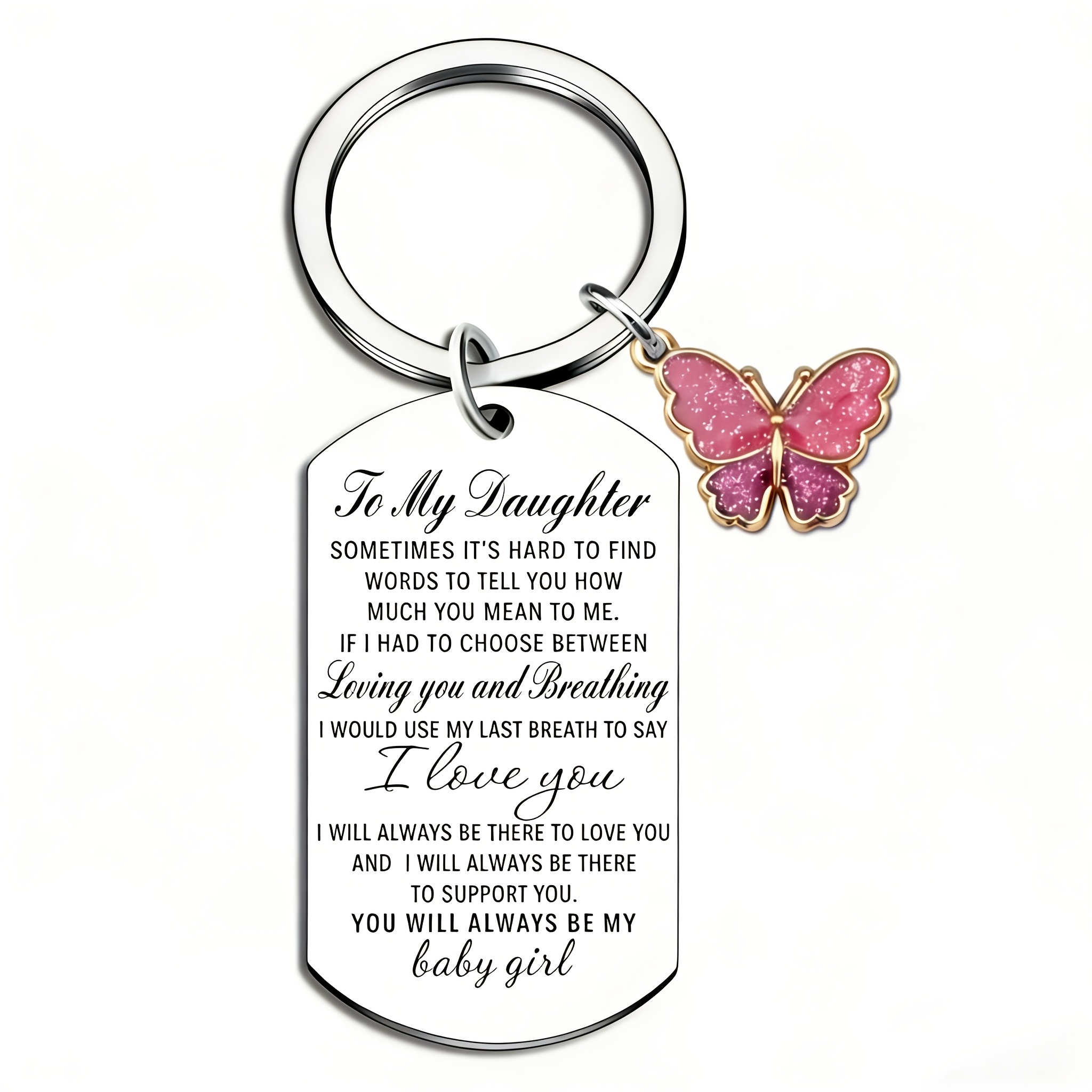 TEMU Un porte-clés cadeau pour , un cadeau inspirant de maman, un accessoire d'anniversaire pour elle, idéal pour la fête des mères et Noël, et