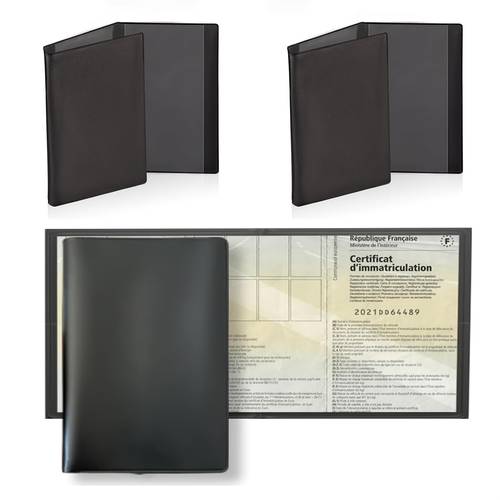1pc foldable car document holder suitable for vehicle registration driver license roadside emergencies lightweight auto with pvc portable driving paper storage pouch