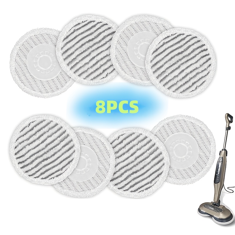 TEMU 8 Packs Of Replacement Steam Mop Pads Are Suitable For S8201, , S8001, S8200, S820, S7001, S7201, S7000, S7005, S7020, And 7003 Series Steam Mop