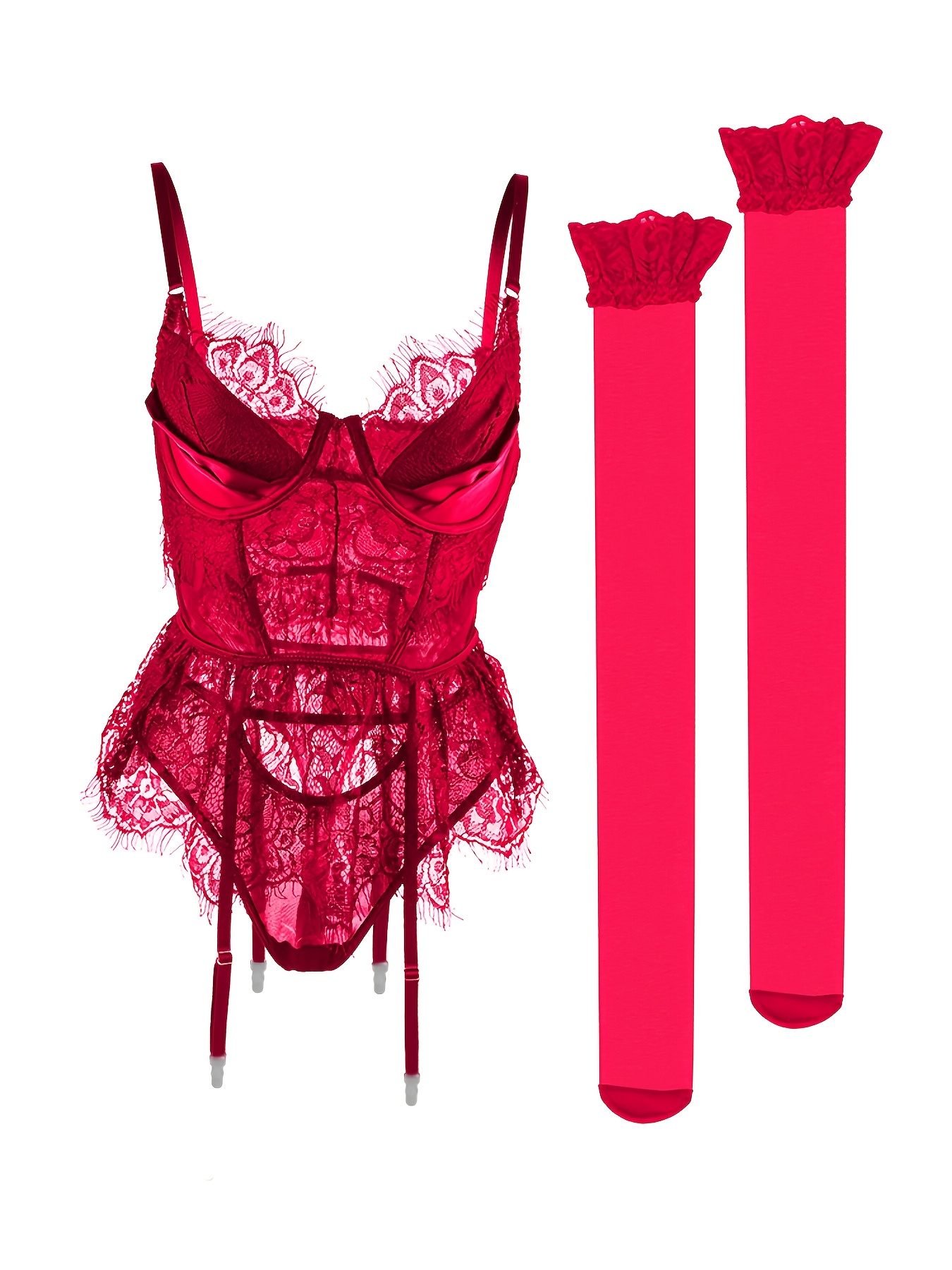 teal lingerie sold on Temu United States