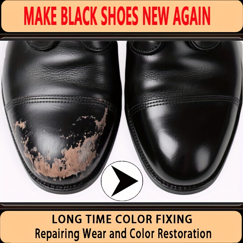 black leather shoe repair kit chemical free scuff scratch Temu