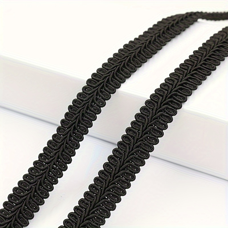 10 Meters Per Card, 1.5cm Golden And Silver Lace Herringbone Edge Webbing, Lantern Clothing Curtain Additions, Hair Additions, Toy Box Packaging Decoration