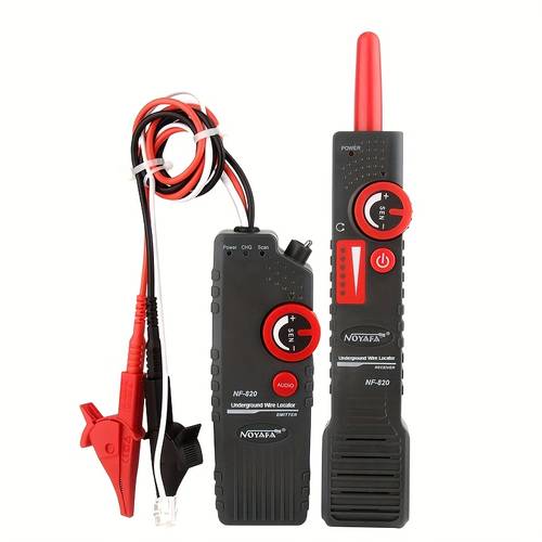 NF-820 de Cables Subterráneos, Rastreador de Cables y Detector de Tuberías, Detector de Cables en Paredes y Subterráneos. Prueba de Interruptores de Cortocircuito en Cables de Pared y Subterráneos