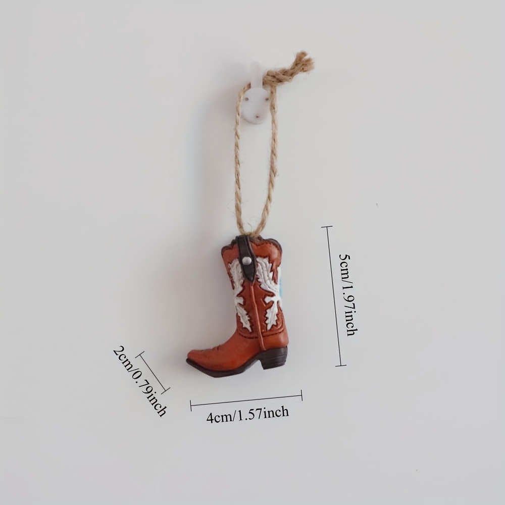 A 5cm Long Boot Ornament For Christmas Tree Decoration