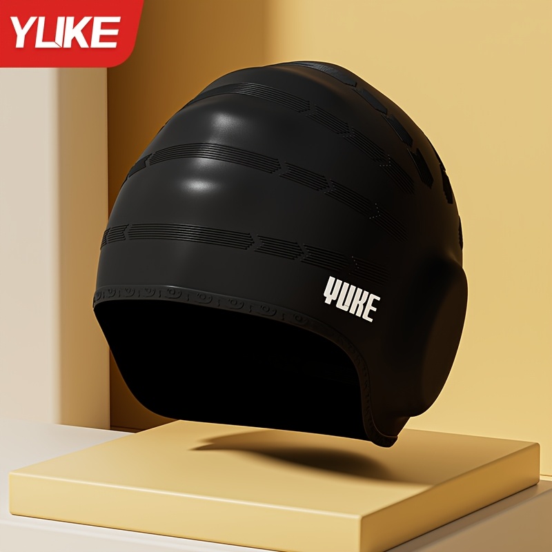 Yuke Swim Cap for Men with Ear Protection