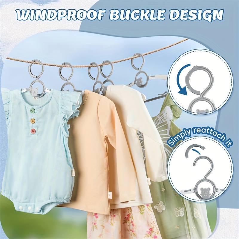 Expandable Adjustable Children's Clothes Hanger Set