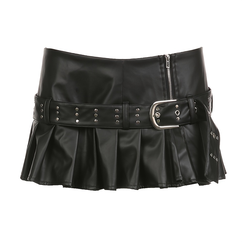 w waist mini skirt meltthelady melt the lady w belt mini skirt
