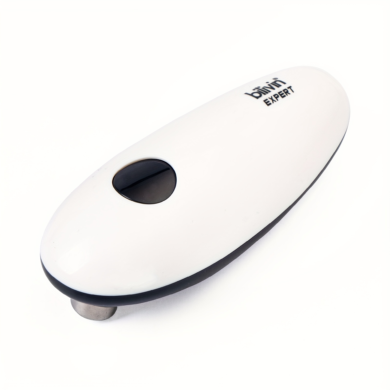 TEMU Automatic 360° Rotating Design Electric Can Opener,, Safe Finger Operation, Compact & Portable Kitchen Gadget For Opening, Battery Not Included, Father Gift