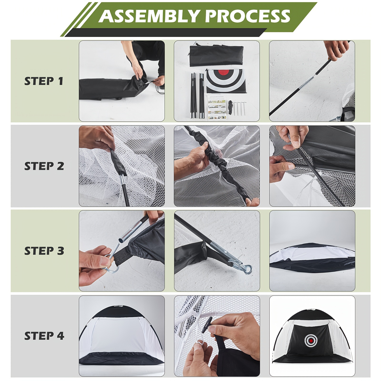 Portable Golf Hitting Net with Carry Bag