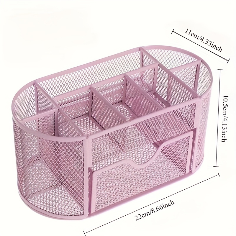 Mesh Desk Organizer with 9 Compartments