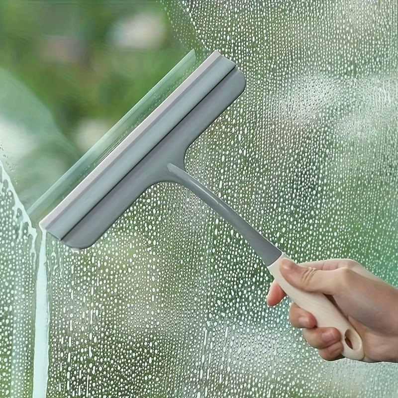 Image of 1pc - Multifunctional Glass And Floor Squeegee With A - Hangable Window Cleaner, Suitable For Home, Car, And Bathroom Cleaning