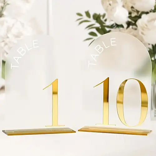 Acrylic Numbers 20-Pack Clear Acrylic Wedding Table Numbers 1-20 With Stands - Hexagonal Modern Design 20 Pack Wedding Table Numbers Acrylic Numbers 20-Pack Clear Acrylic Wedding Table Numbers 1-20 With Stands - Hexagonal Modern Design 20 Pack Wedding Table Numbers