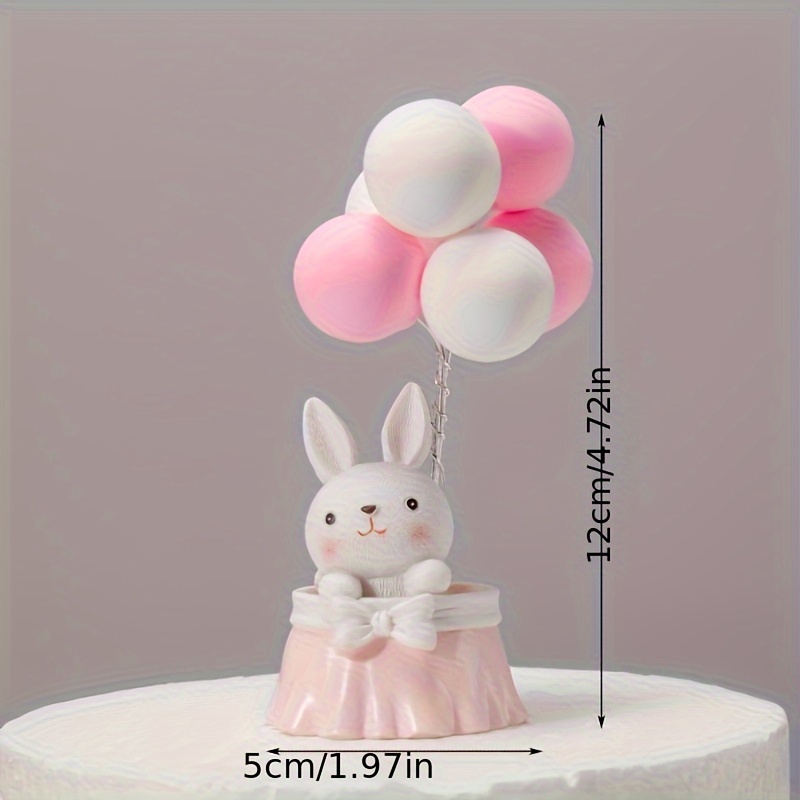 Cartoon Pink Balloon Bunny Cute Bear Ornaments Car Decoration Ornaments