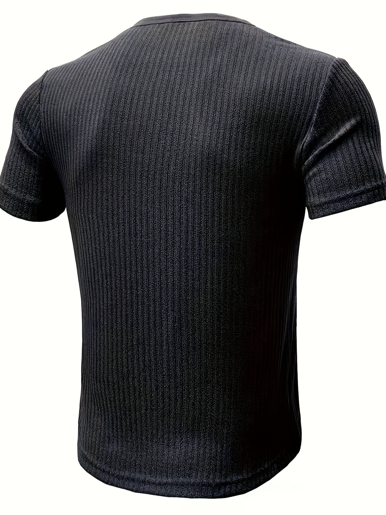 ★XTONZ★ XTT133 Curve Stripe Henley Neck T-Shirt MOCHA Lone Pine Stripe Ss Shirt Natural – Rhythm US