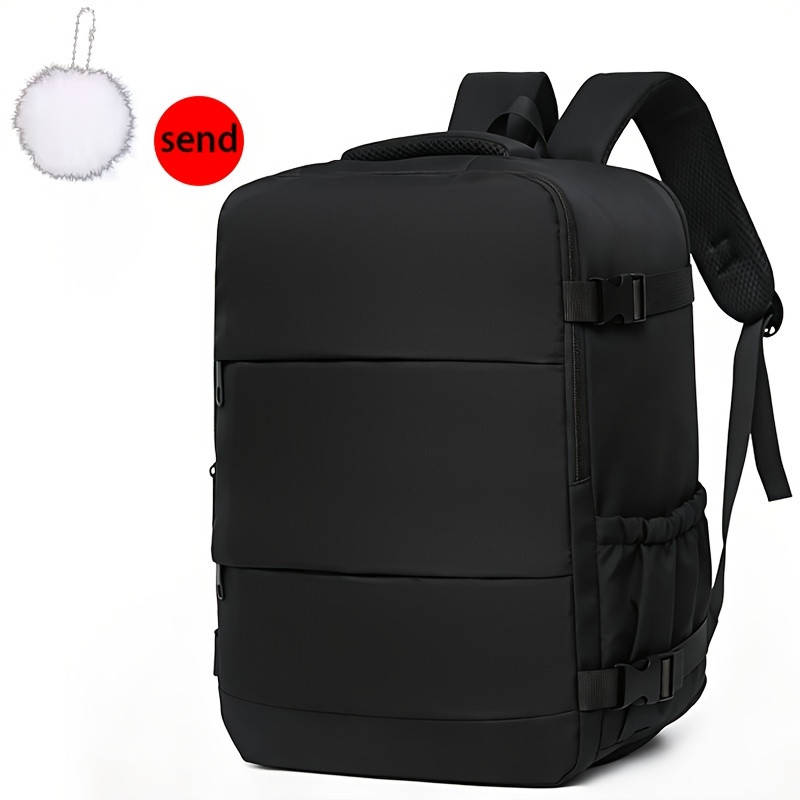 TEMU Mochila de moda para mujer - 2 piezas [1 bolsa + 1 pelota] Mochila universal versátil para de y verano, mochila de moda ligera y casual para