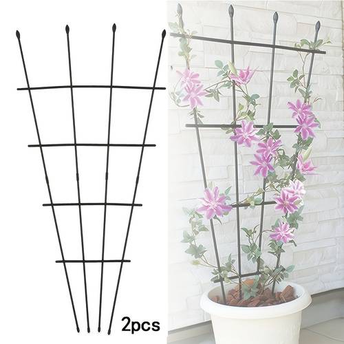 ./2 stk. pflanzenregal, gartenstützpfahl, topfpflanzen-klettergerüst, für garten- und zimmerklettersträucher für blumen und kletterpflanzen