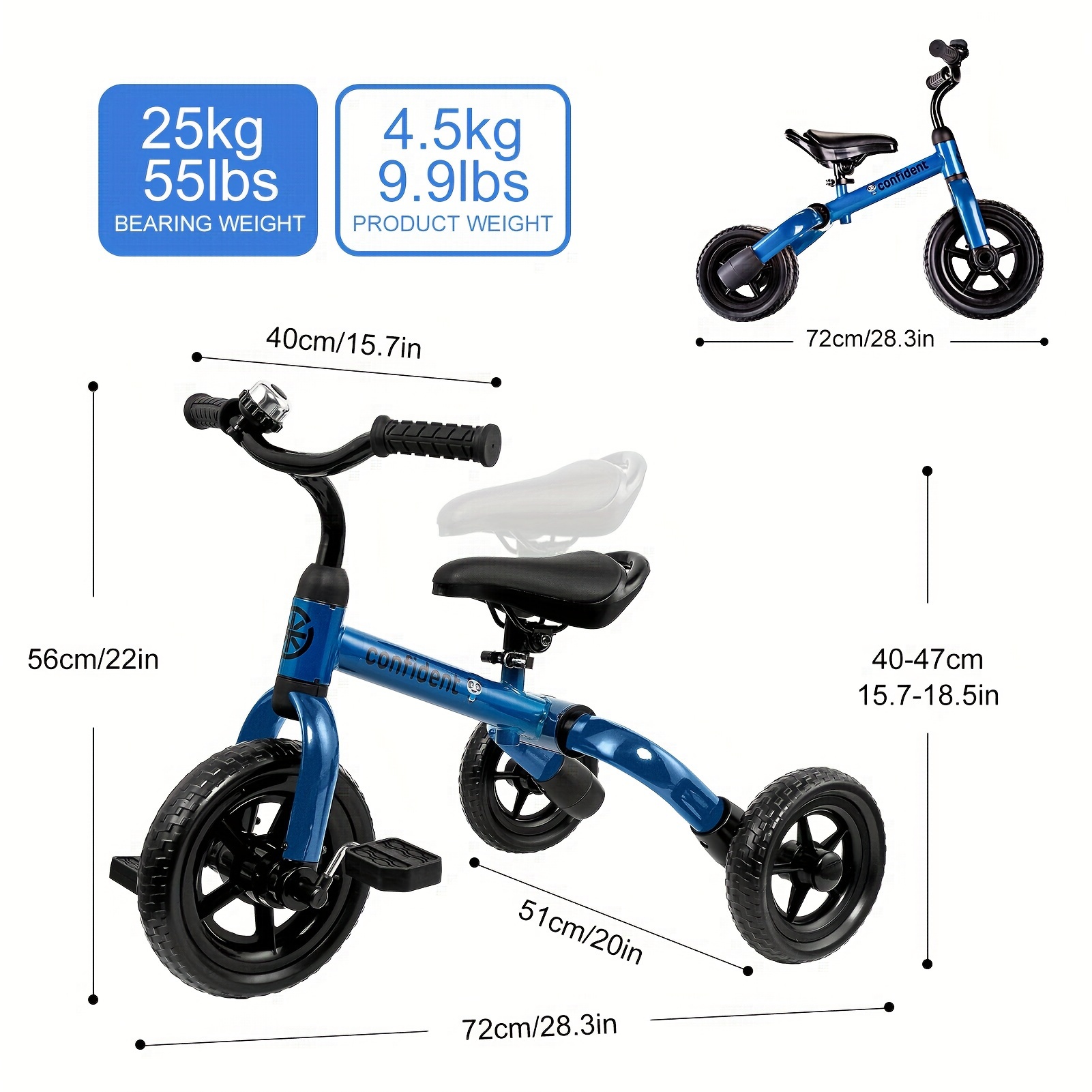 Tricycle for 2-5 Years Old
