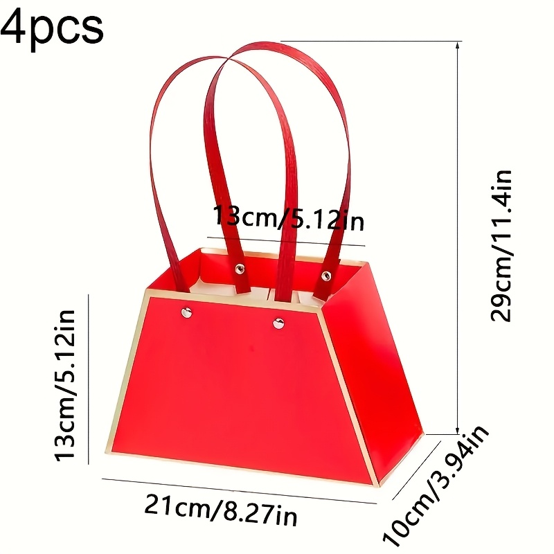 TEMU Cadeau pour elle/lui, lot de 4 sacs cadeaux par paquet pour événements et fêtes, cadeaux de mariage, petits cadeaux pour Thanksgiving, sacs pour