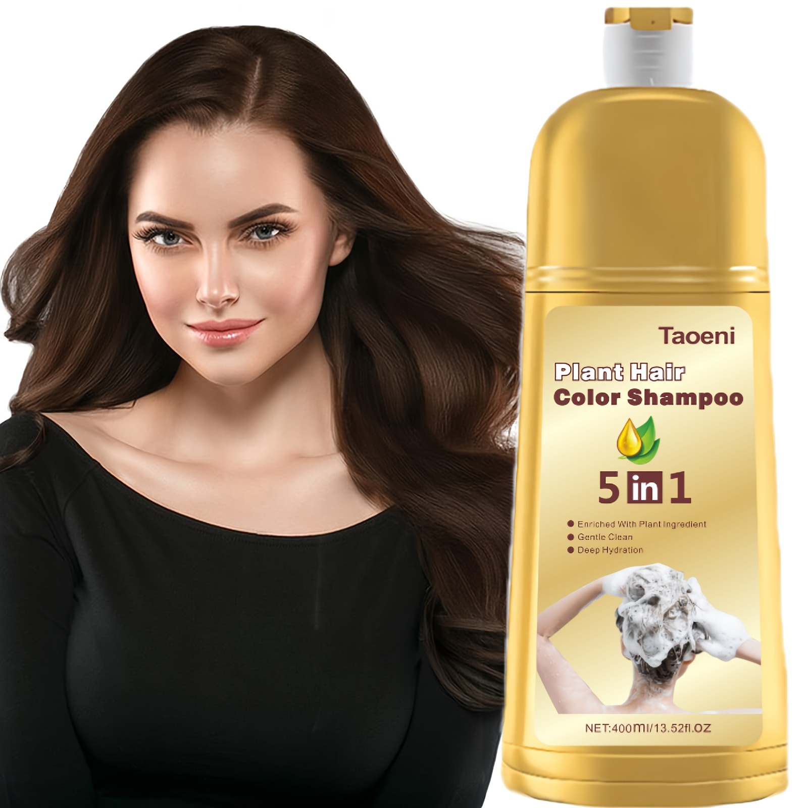 Taoeni 1 Plant based Color Shampoo Ginger Quick Dye Hair - Temu Mauritius