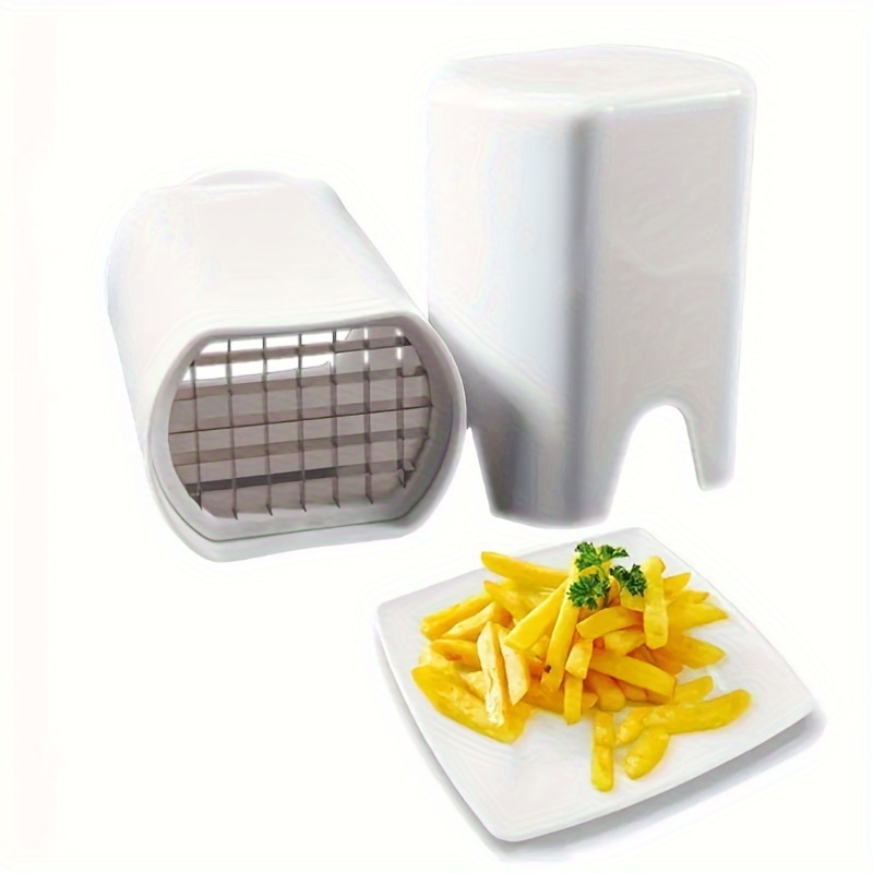 

Stainless Steel French Fry Cutter - Quick & Easy Potato Slicer With 44 Compartments For Perfectly Cut Fries, Ideal For Bbq & Outdoor Cooking