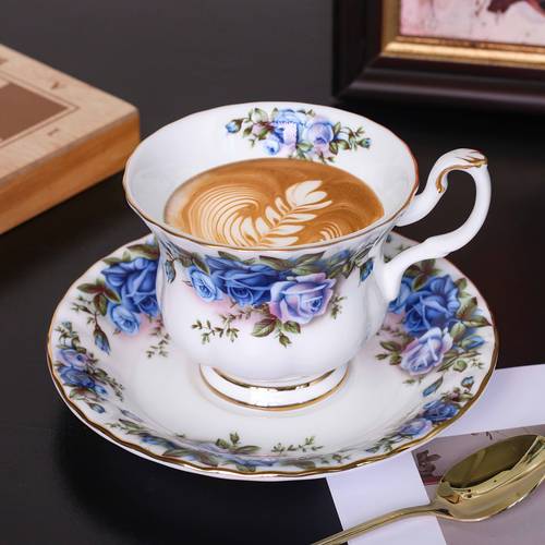 6oz european vintage cup and saucer elegant bone china tea cup and saucer latte cup suitable for coffee shops home decoration as well as mothers day valentines day gifts christmas gifts