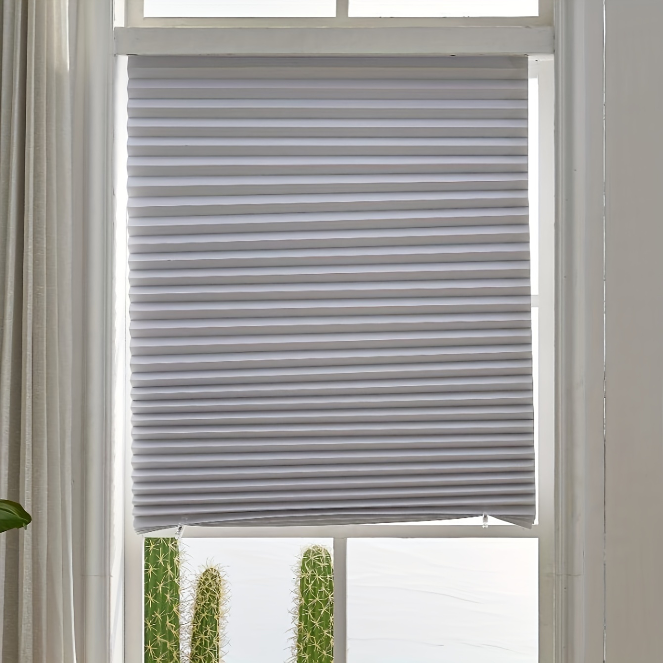 

-install Pleated Shade Curtain - No , Blinds For , & -