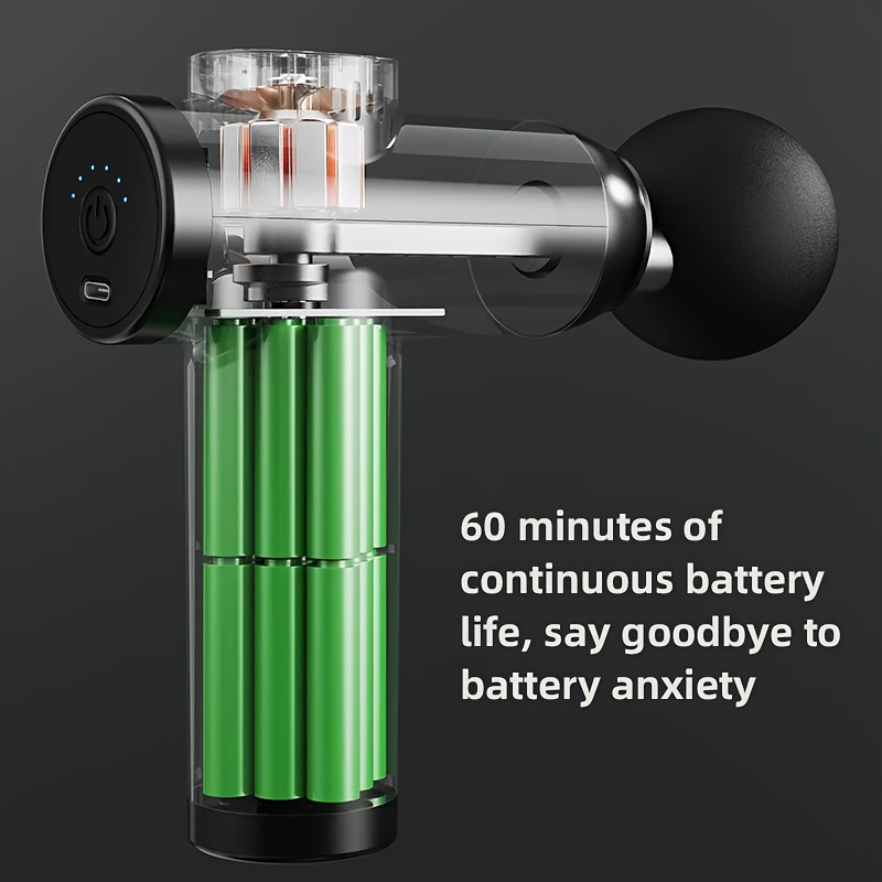 Multifunctional portable fascia gun, electric massager, USB charging port, 6-speed adjustment + 8 replaceable massage heads, suitable for muscle relaxation after exercise and fitness, a Christmas or Halloween gift for family, friends, and classmates 13 Multifunctional portable fascia gun, electric massager, USB charging port, 6-speed adjustment + 8 replaceable massage heads, suitable for muscle relaxation after exercise and fitness, a Christmas or Halloween gift for family, friends, and classmates