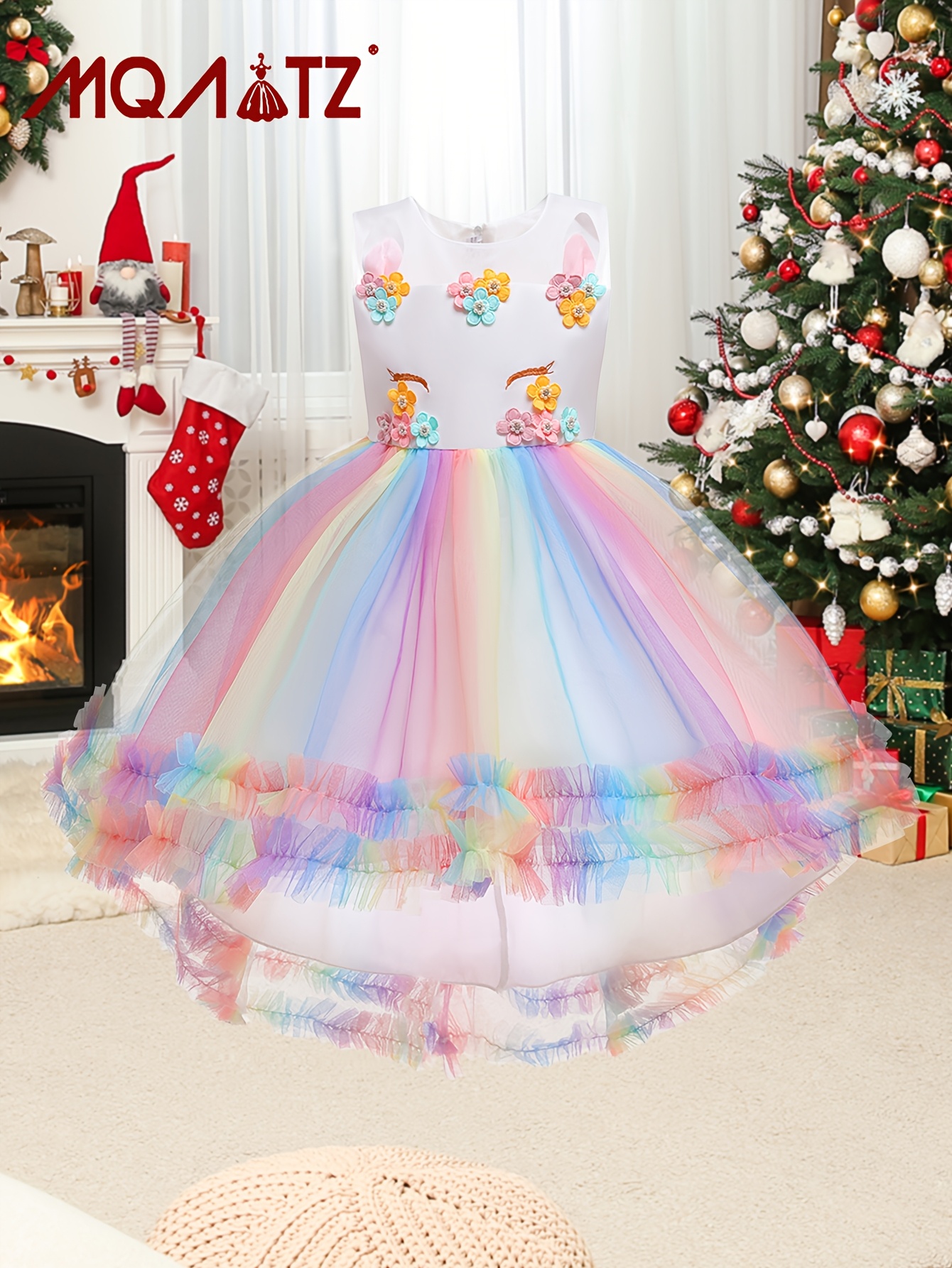 Navidad Vestidos De Unicornio Para Adolescentes Vestido De Princesa Para  Niñas De Unicornio