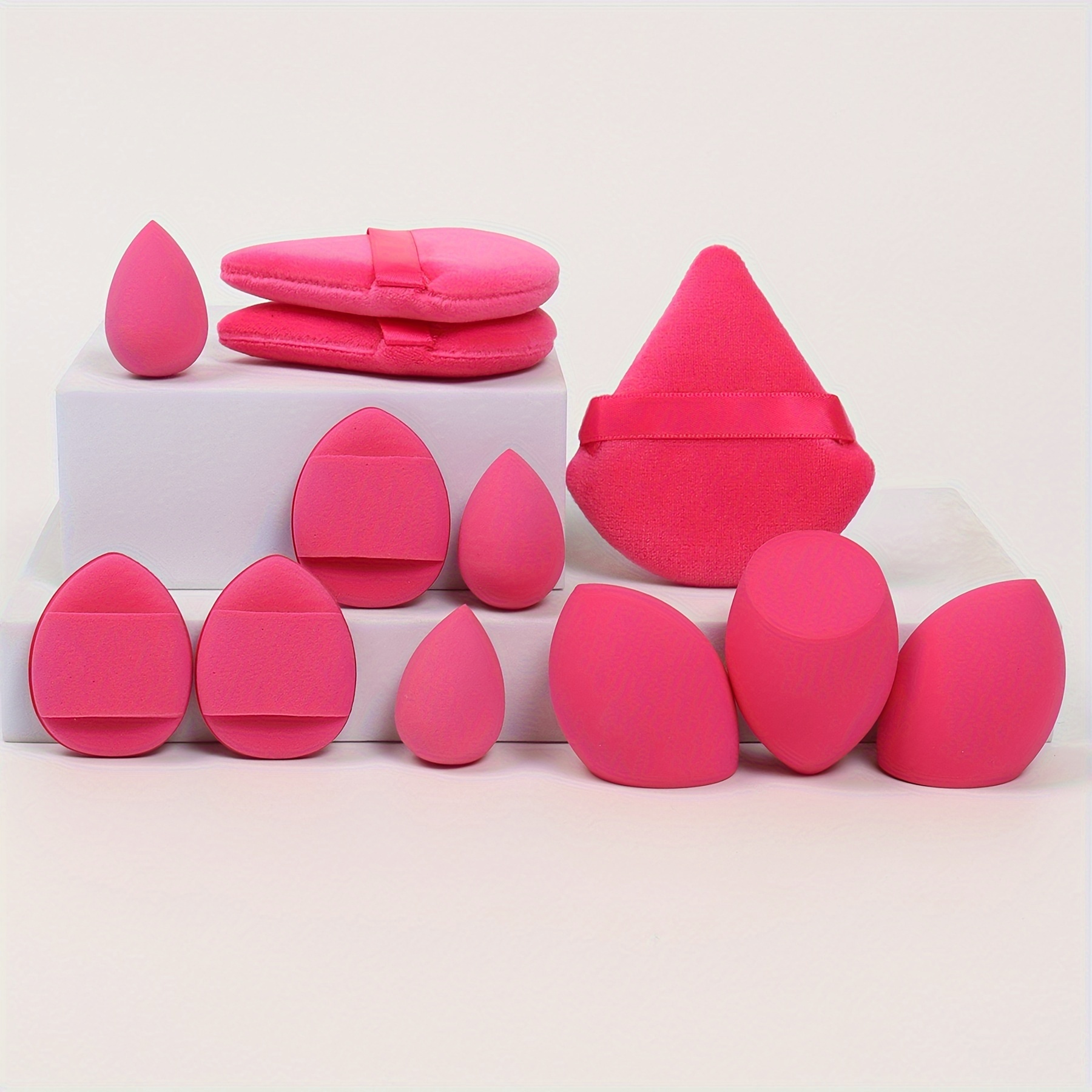 12pcs Multi-Colored Makeup Sponge Set for Blending
