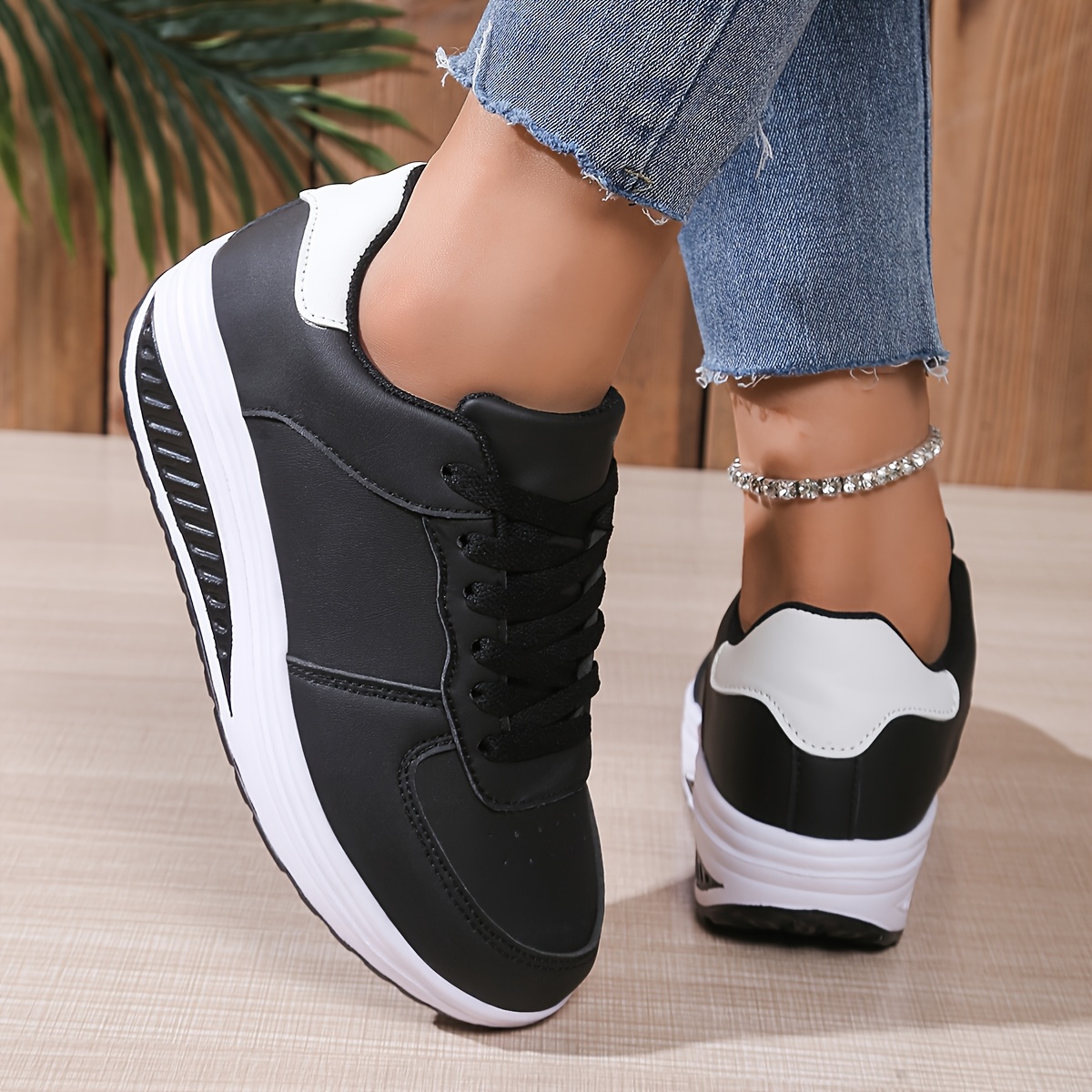 Women's platform sneakers sold by 100 Spartans