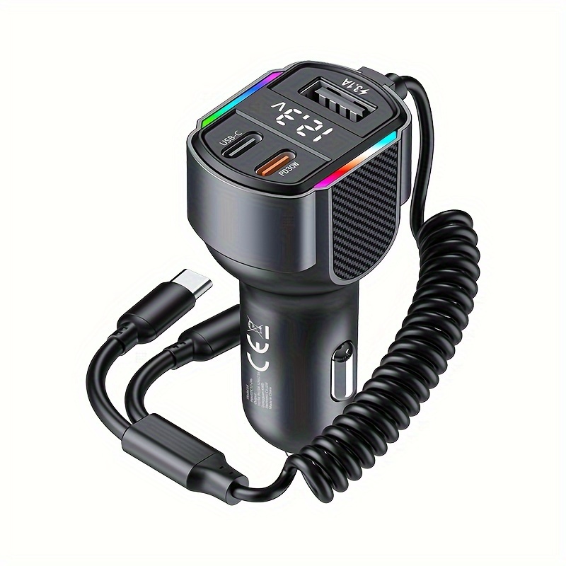 

Pd30w Pd Fast K4plus 2-in-1 Super Fast Charger Full Protocol Charging, Qc3.1 2type-c 1 Usb