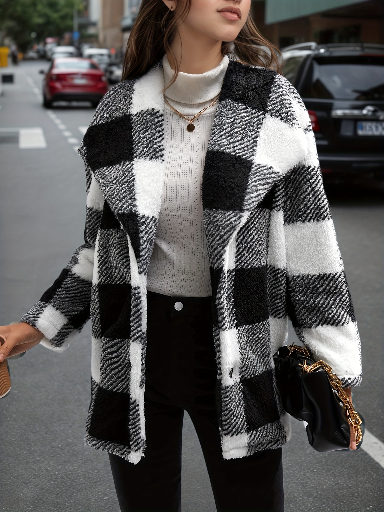 classic shacket jacket casual button front long sleeve Temu Mexico