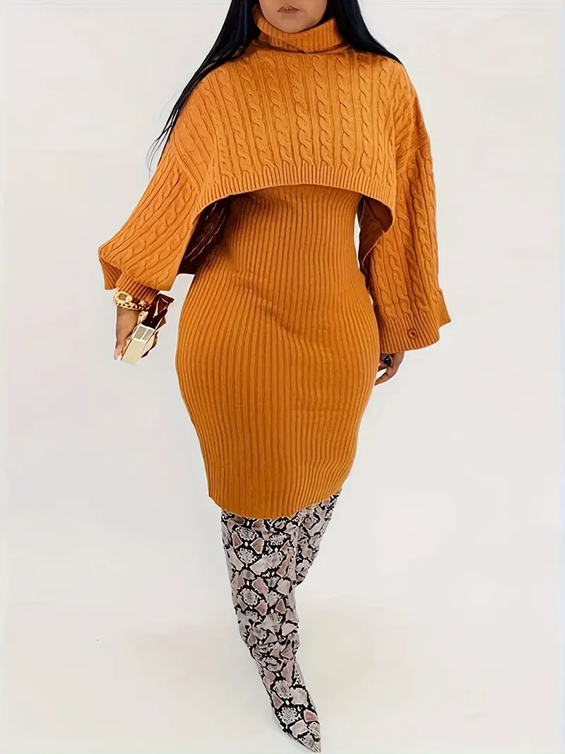 Two-Piece Sweater Dress Two-Piece Sweater Dress