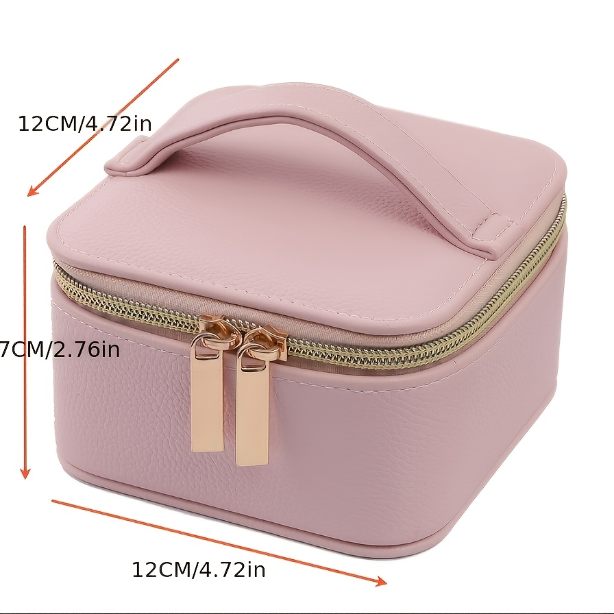 Customizable Solid-color Handheld Jewelry Storage Case