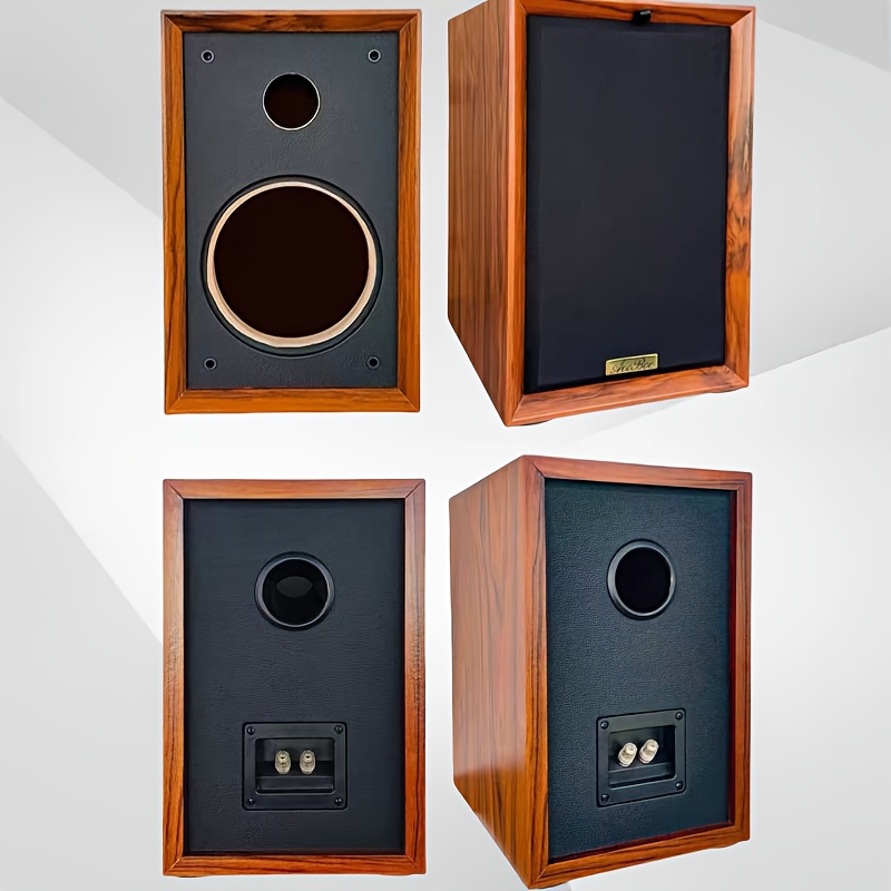 1pc, High-Quality Wooden Speaker Enclosure 6.5 Inches, Bookshelf Passive Sound     Solid Wood Speaker with Wiring Box, Soundproofing Cotton, Guide Tube, 18cm Thickened Wood Fiberboard Square Enclosure, Suitable for Living Room Conference Room, RV Modification Upgrade, Home Theater Sound System, Speaker Sound System, Studio Monitor Speaker, Bookshelf Speaker, Speaker For Pc, Hifi, Computer Speakers, Studio Speaker, Stereo Speaker