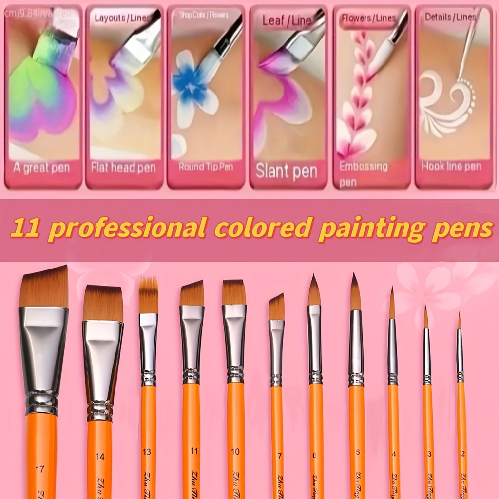 

11pcs Painting Set - For Embossed & , For Makeup Artists