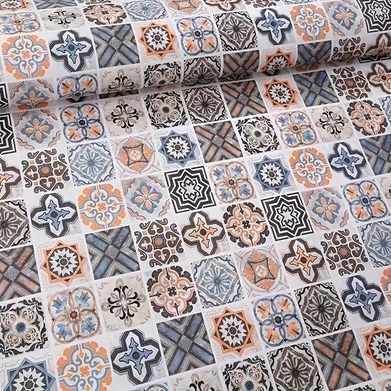 Kitchen Home Smoke-resistant Wallpaper High-temperature Thickened Wall Sticker Wallpaper Cabinet Stove Tile Self-adhesive Paper