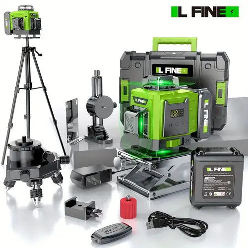 2025 line laser level instrument with precision during project construction super fast battery charging speed applicable for home decoration laying of stone or installation of fences