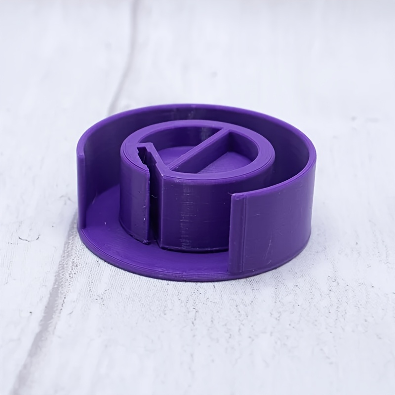 1pc Purple Plastic Sewing Stretch Tape Holder, Measuring Tape Storage Box, Organizer For And Protection, Ideal For Everyday Sewing And Craft Projects, Sewing Storage