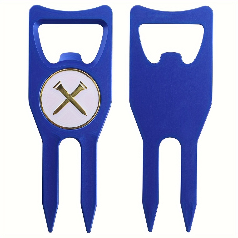 TEMU Outil de Réparation et de Crosse de Golf 6-en-1 - Alliage de Durable, Multicolore, Parfait pour les Vacances