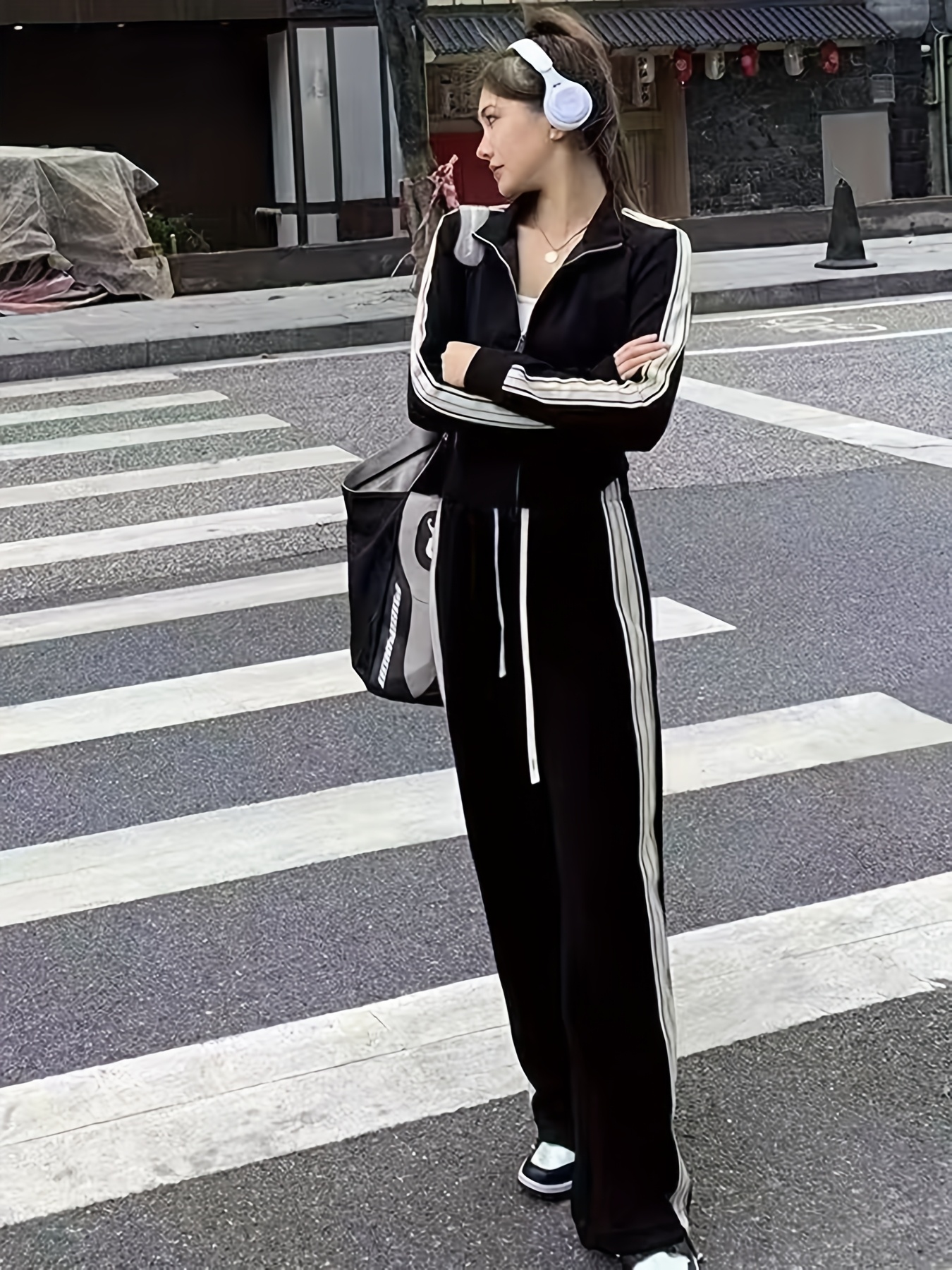 conjunto ropa deportiva ajustada elegante Temu Peru