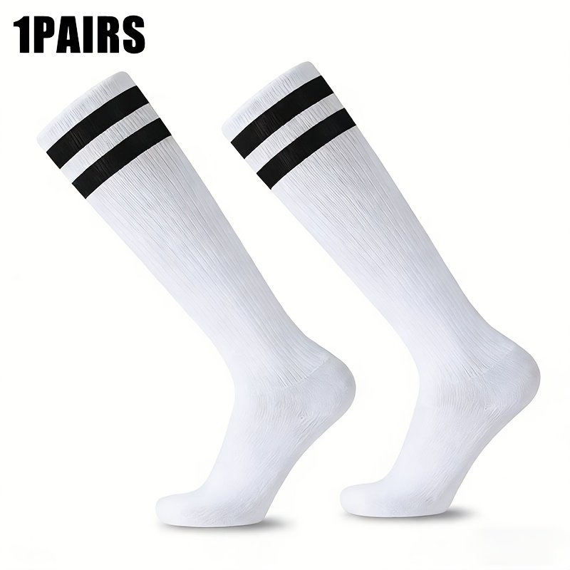 TEMU 1 Pair Of Soccer Socks, Sports Socks, Running, Cycling, Cheerleading Socks, Football Accessories