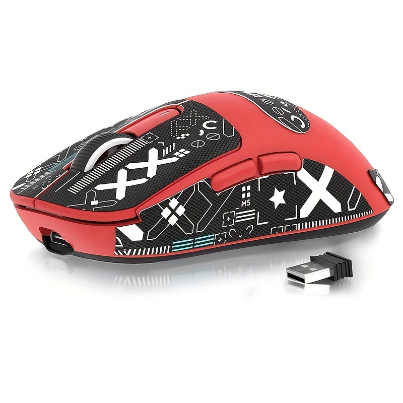 * SHARK X3 Souris * de 49g, Capteur Gaming * PAW3395, Souris * Fil/Filaire BT/2.4G, Jusqu&#39;à 26000, Batterie jusqu&#39;à 200 Heures, Souris de Bureau pour */*/PS/* (Blanc)
