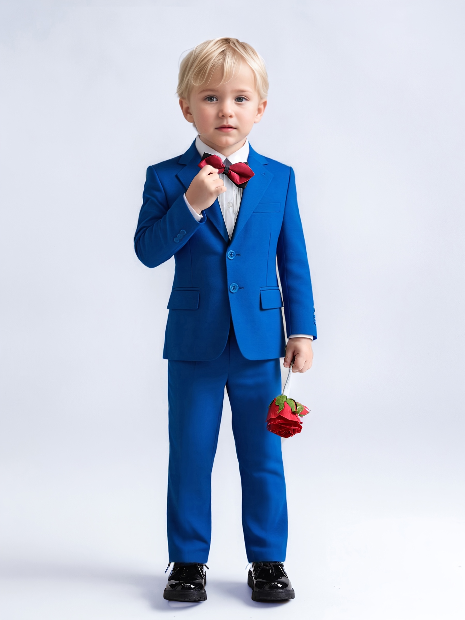 kids 2pcs suits solid single breasted adjustable Temu Canada