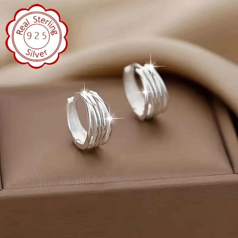 925 Silver Star Earrings for Women