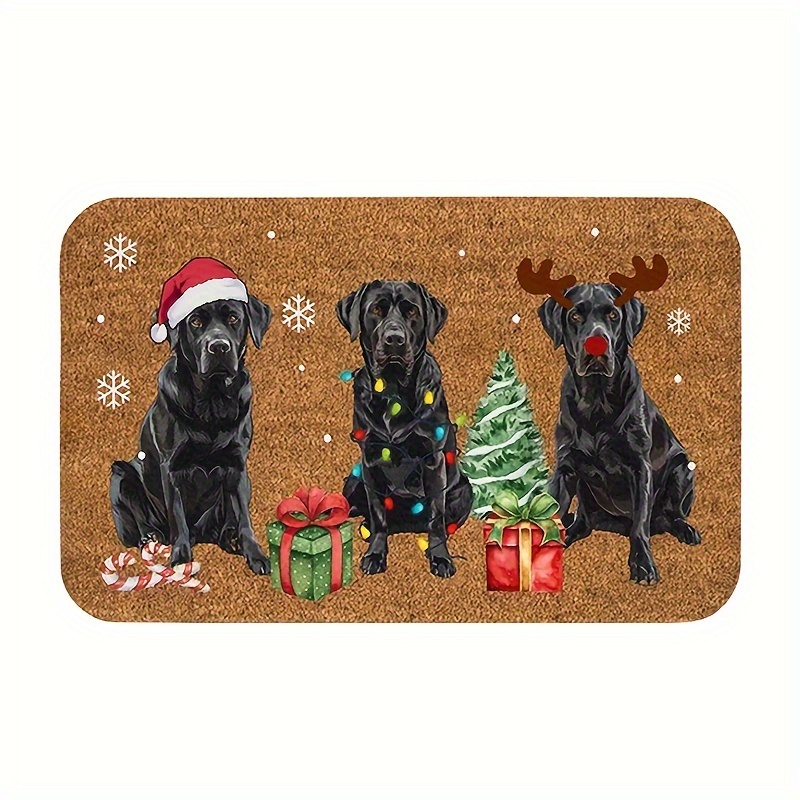 Christmas Bath Mat - -, & Absorbent Doormat For Bathroom And Decor