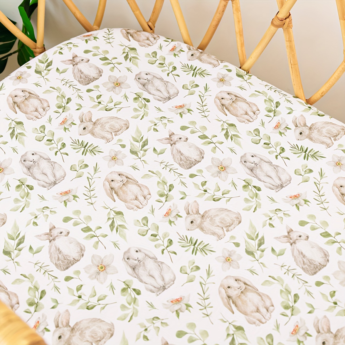 Soft Change Pad Cover for Baby Crib, Polyester Fabric Sheet