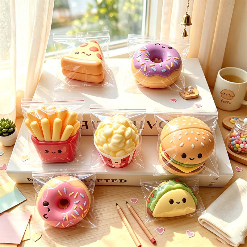 5/10/15pcs Creative Simulation Food Rebound Set